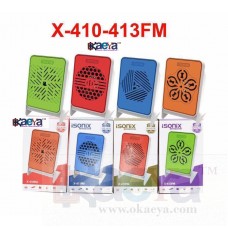 OkaeYa SL-410-413 FM Rechargeable FM Radio With USB/SD Player
